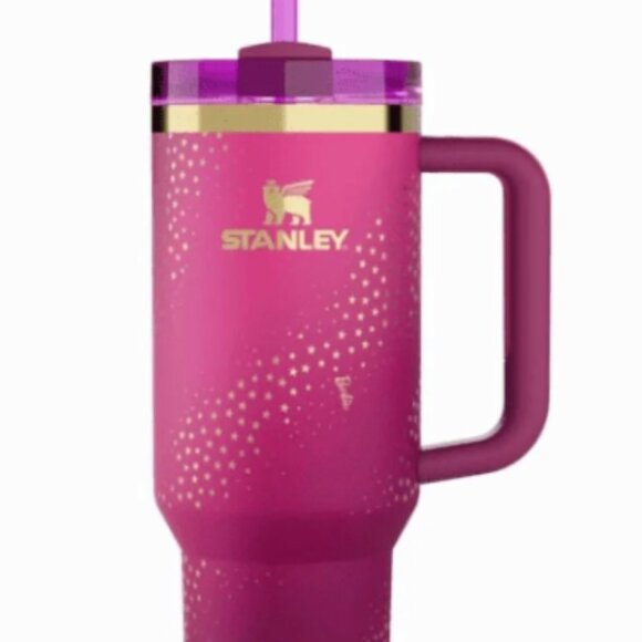 NIB Stanley x Barbie 70s Superstar Quencher H2.0 FlowState Tumbler 40 oz - Picture 2 of 2